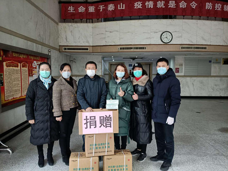 捐贈社區(qū)抗疫物資，眾志成城抵御疫情
